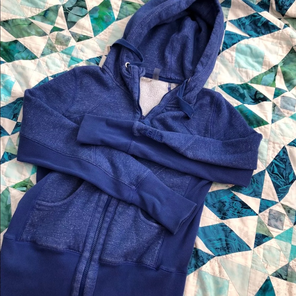 Zella zip up. Blue/purple - blueberry color.